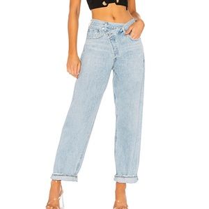 AGOLDE criss cross upsized Jean